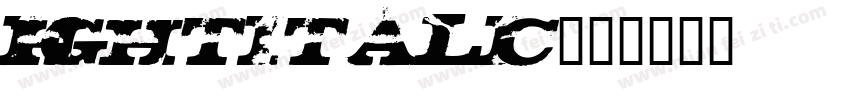 HFruti LightItalic字体转换